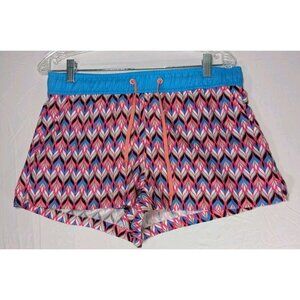 Jadelynn Brooke Womens Any Occasion Shorts Large Pink Blue Athletic Running